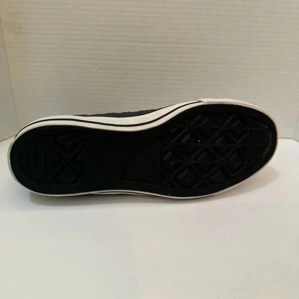 Converse All Star Chuck Taylor Black Quilted Lined Unisex Sneakers